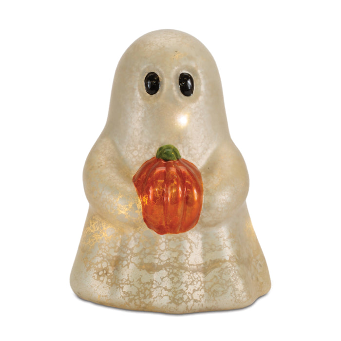 LED Ghost w/Pumpkin