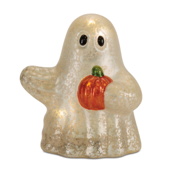 LED Ghost w/Pumpkin