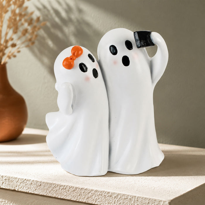 Ghost Couple taking Selfie