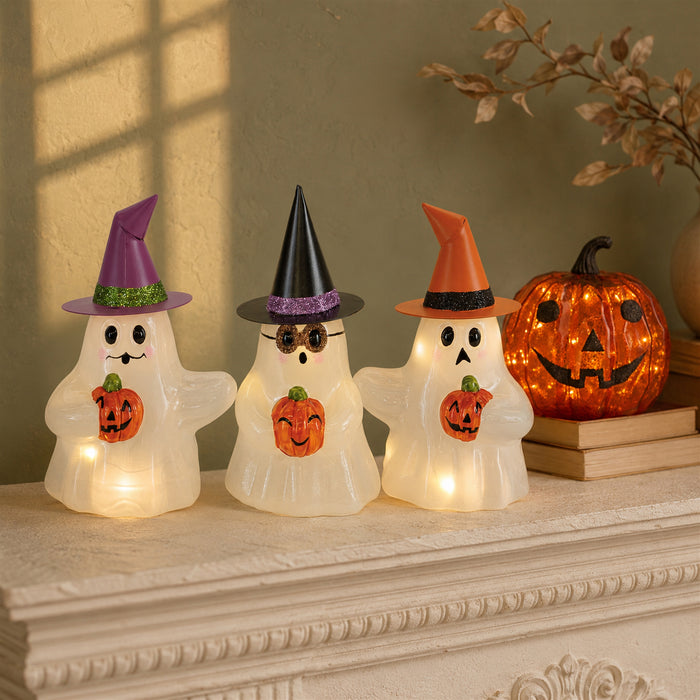 LED Ghost w/Hat
