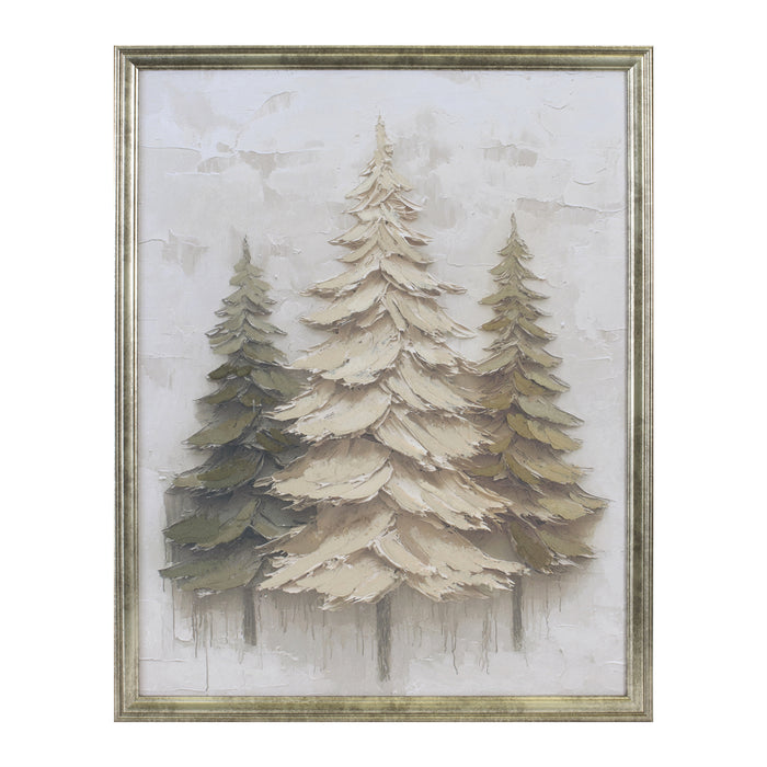 Triple Texture Tree Print