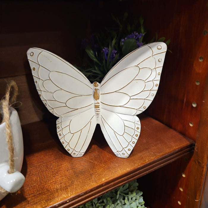 White Butterfly Stand