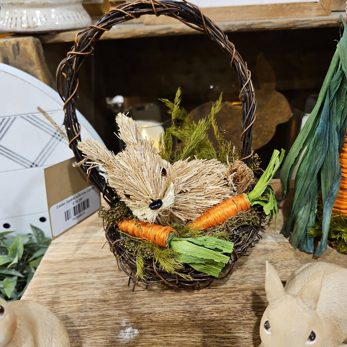 Easter Basket w/Bunny Carrots