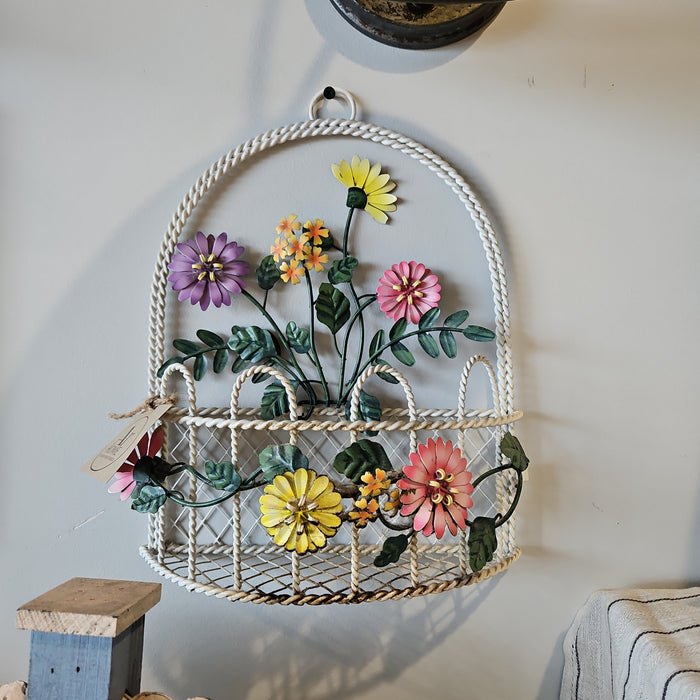 Flower Wall Basket