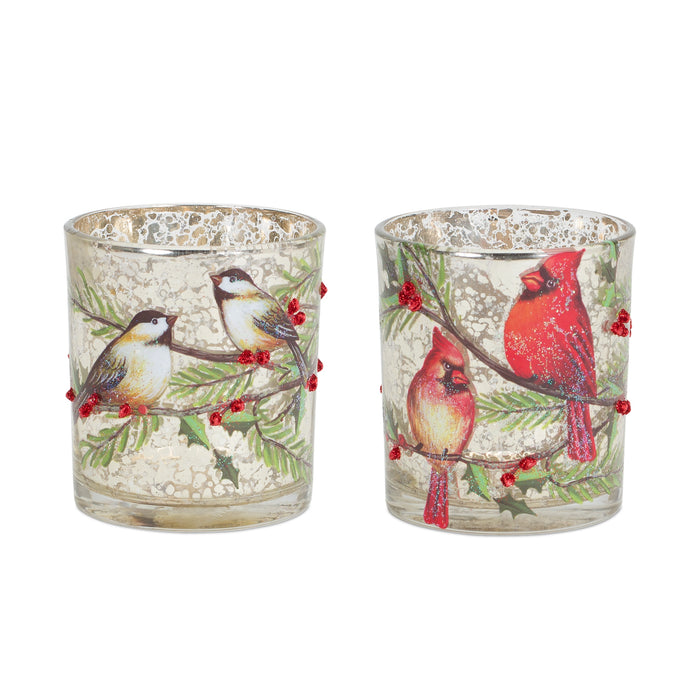 Cardinal/Bird Votive