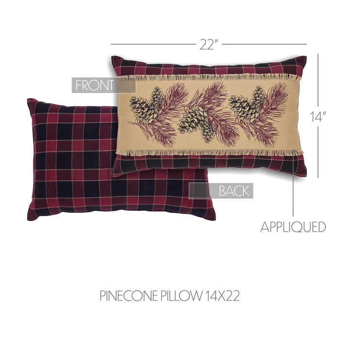 Connell Pinecone Pillow 14 x 22