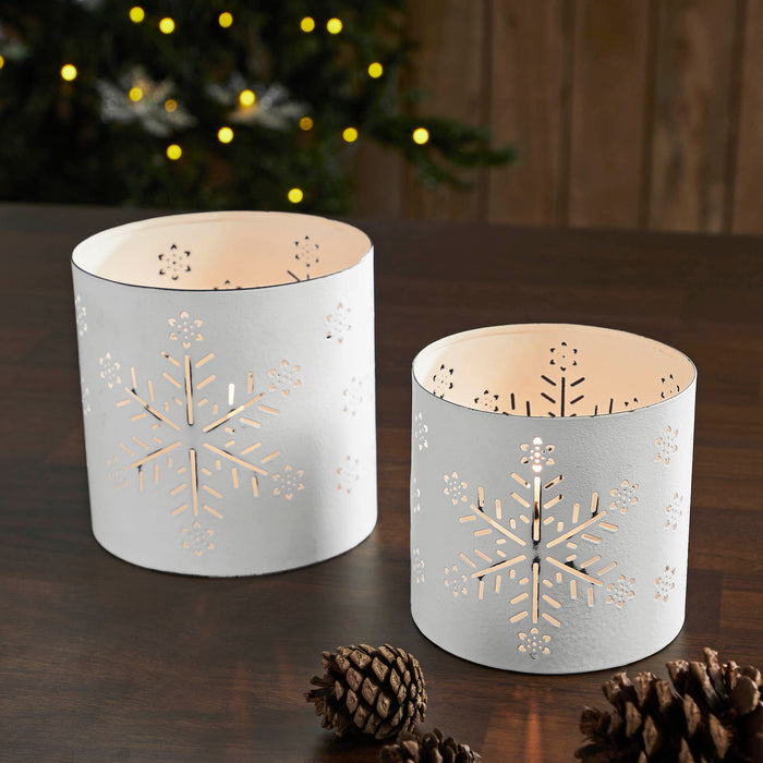 Votive Snowflake Candle Holder