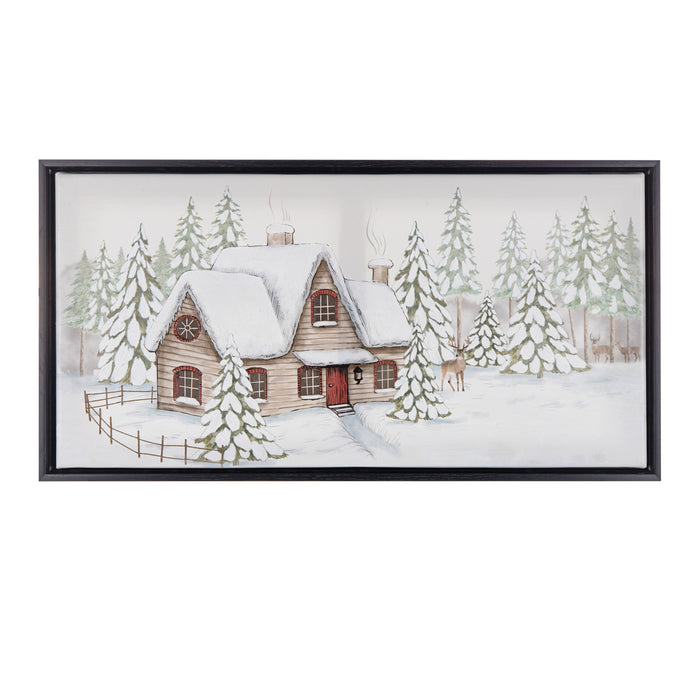 Winter Scene Framed