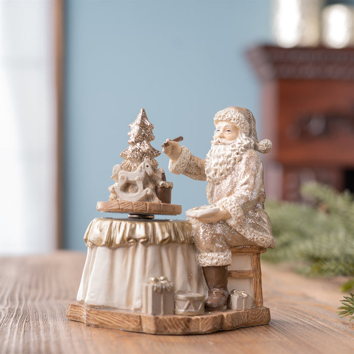 Santa w/Paint Brush