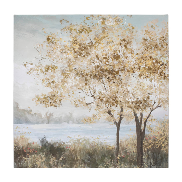 Tree Print on Fabric