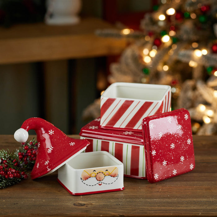 Santa Canister Set