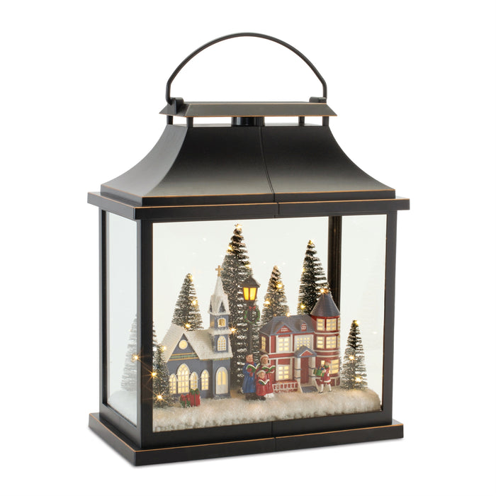 LED Lantern w/Carolers