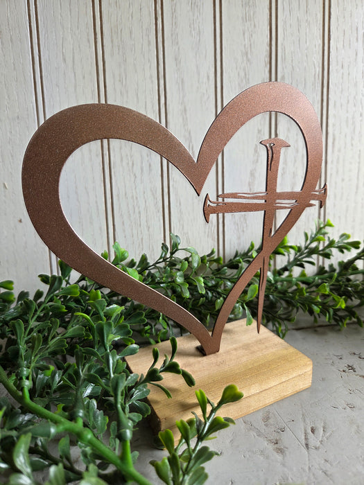 Nail Cross Heart