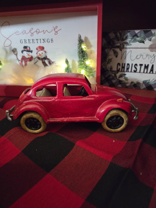 VW Beetle Car - Red