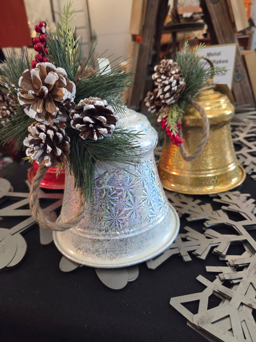 Metal Bell / Pine Cones