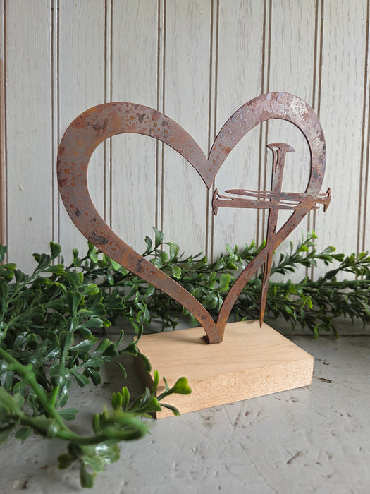 Nail Cross Heart