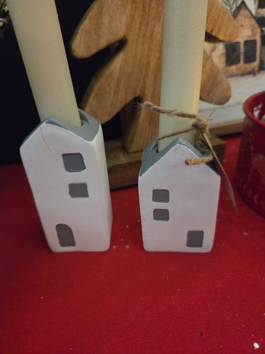 House Taper Candleholder