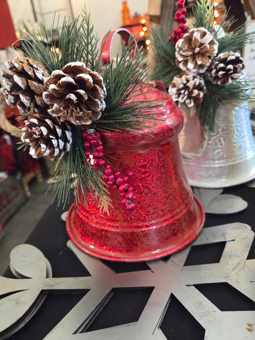 Metal Bell / Pine Cones