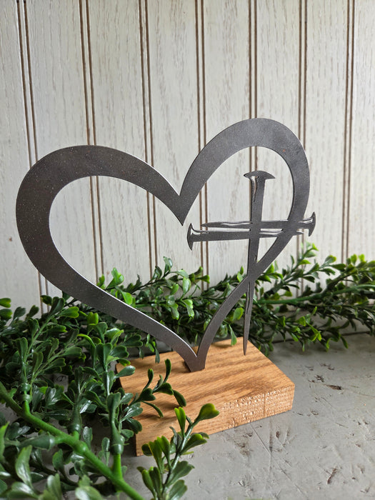 Nail Cross Heart