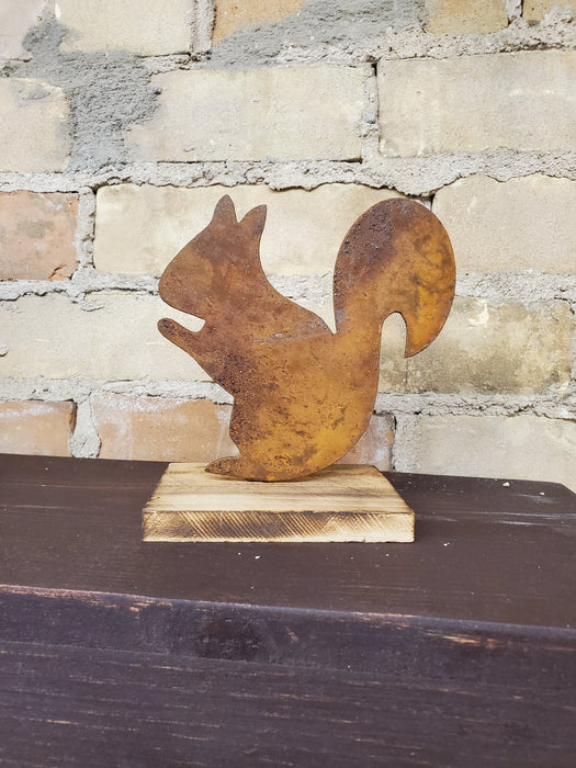 Rusted Metal Squirrel