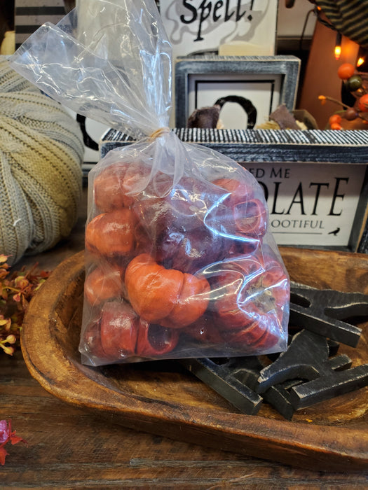 Bag of Mini Pumpkins - 12 pc set