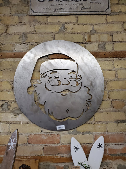 Round Santa Metal Only - Large