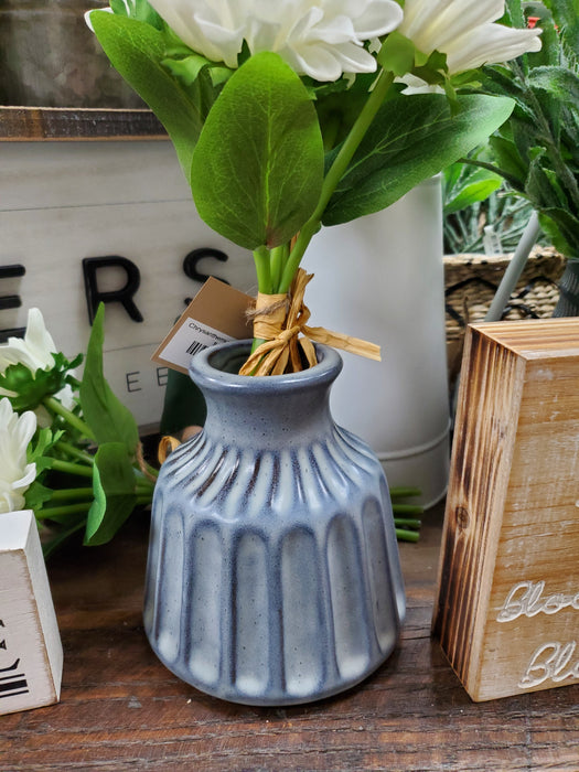 Blue Gray Vase