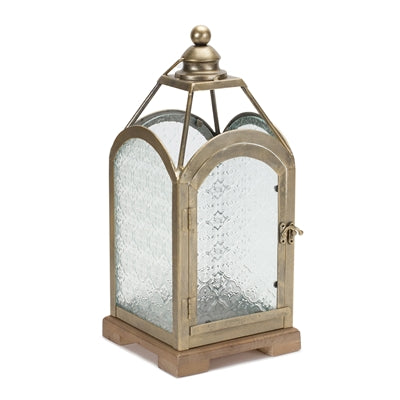 Lantern - Iron/Wood/Glass