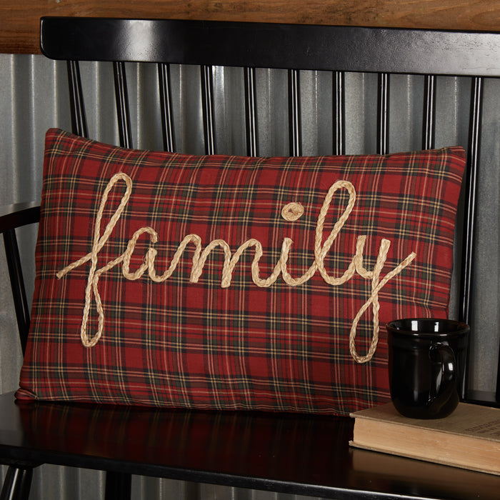 Tea Star Family Pillow 14 x 22