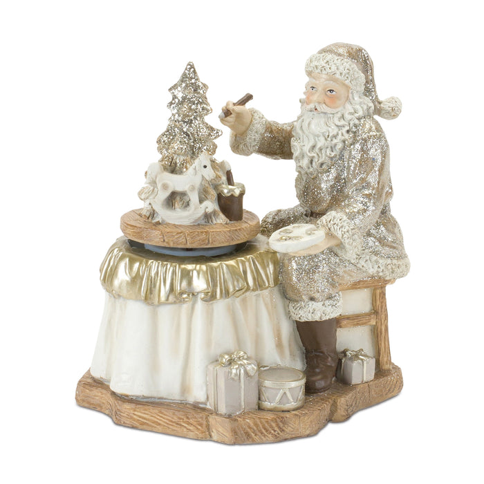 Santa w/Paint Brush